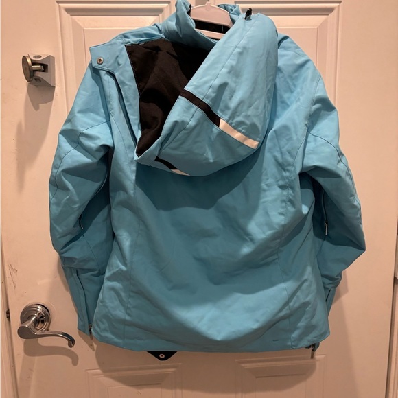 Descente Ski Snow Snowboarding Jacket Coat Blue Wm Size M - Picture 2 of 5